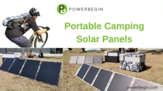 Portable Camping Solar Panels