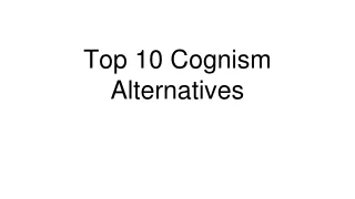 top 10 cognism alternatives