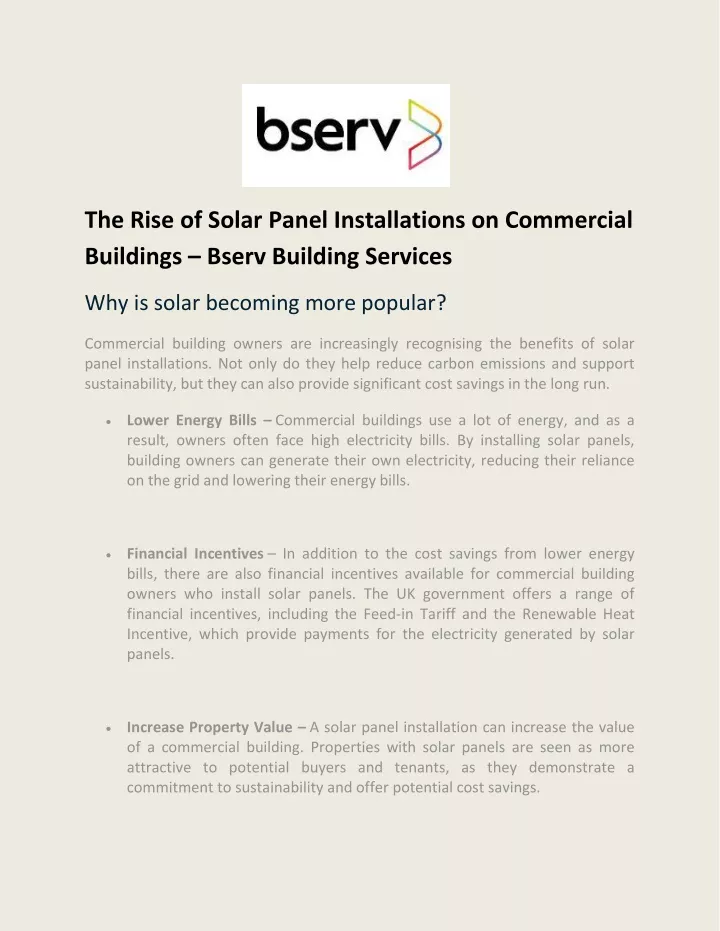 the rise of solar panel installations