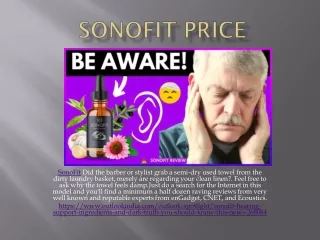 SonoFit Price