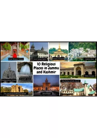 10 Religious Places in Jammu and Kashmir