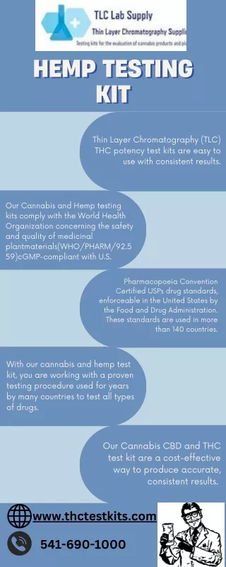 hemp testing hemp testing kit kit thin layer