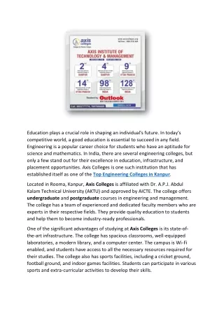 education plays a crucial role in shaping