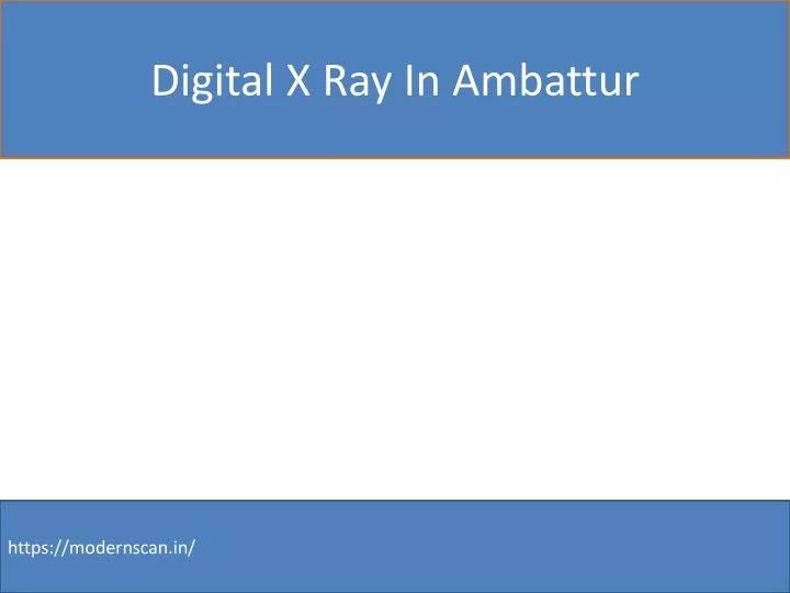 digital x ray in ambattur