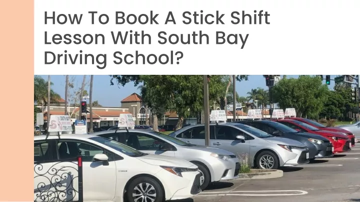 how to book a stick shift lesson with south