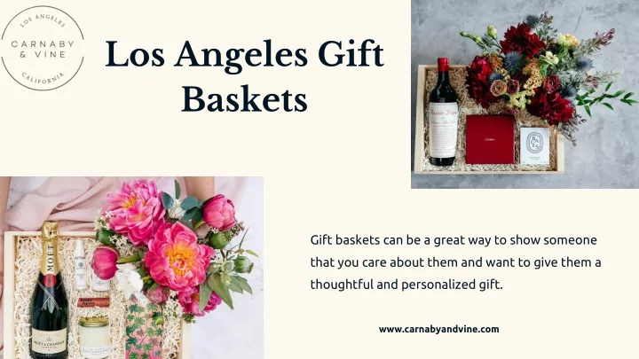 los angeles gift baskets