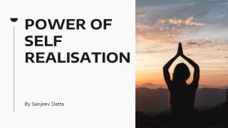 power of self realisation
