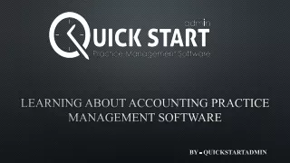 Finding an Accounting Practice Management Software - QuickstartAdmin