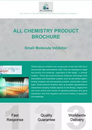 ALL Chemistry Inc.'s Small Molecule Inhibitor-product brochure