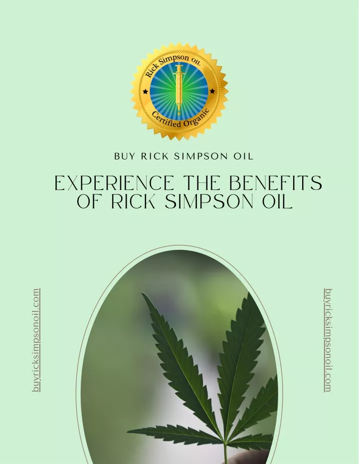 buy rick simpson oil