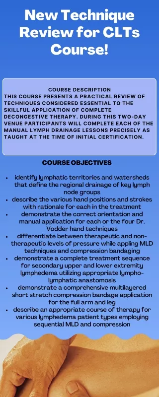 New Technique Review for CLTs Course! - PDF