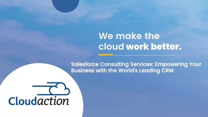 salesforce consulting services empowering your