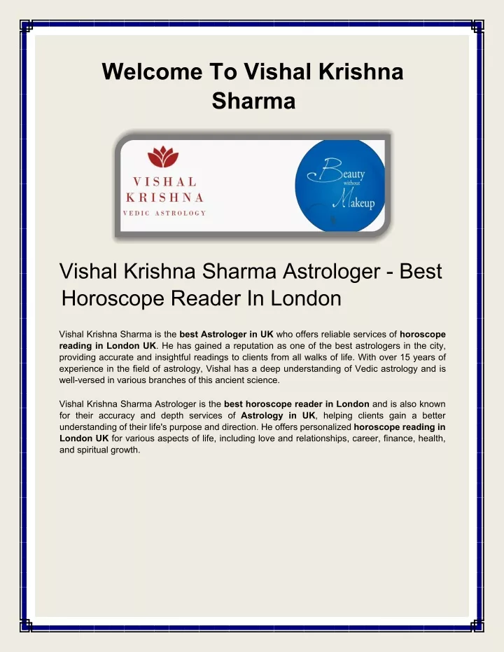 welcome to vishal krishna sharma
