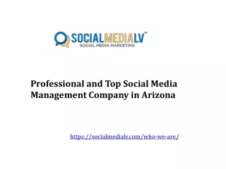 Professional and Top Social Media Management Company in Arizona