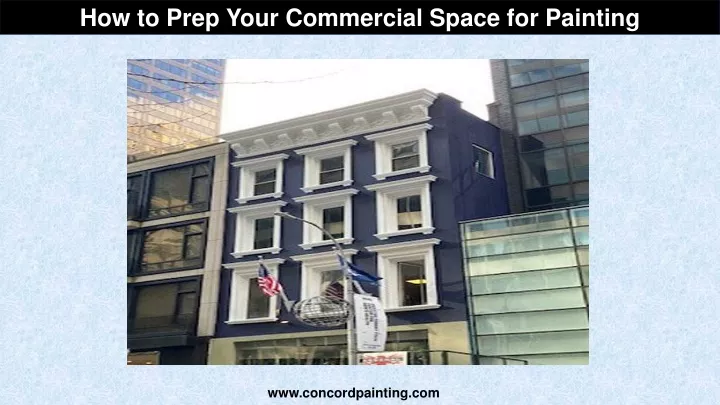 how to prep your commercial space for painting