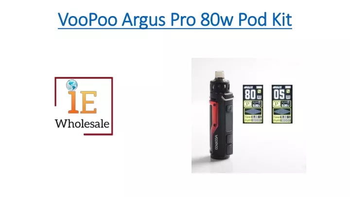 voopoo argus pro 80w pod kit