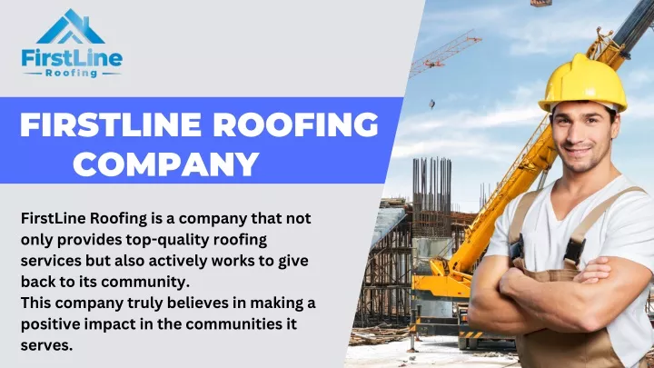 firstline roofing company