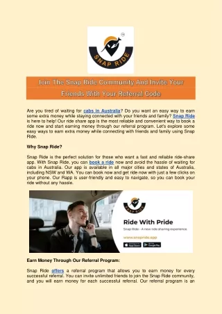 are you tired of waiting for cabs in australia