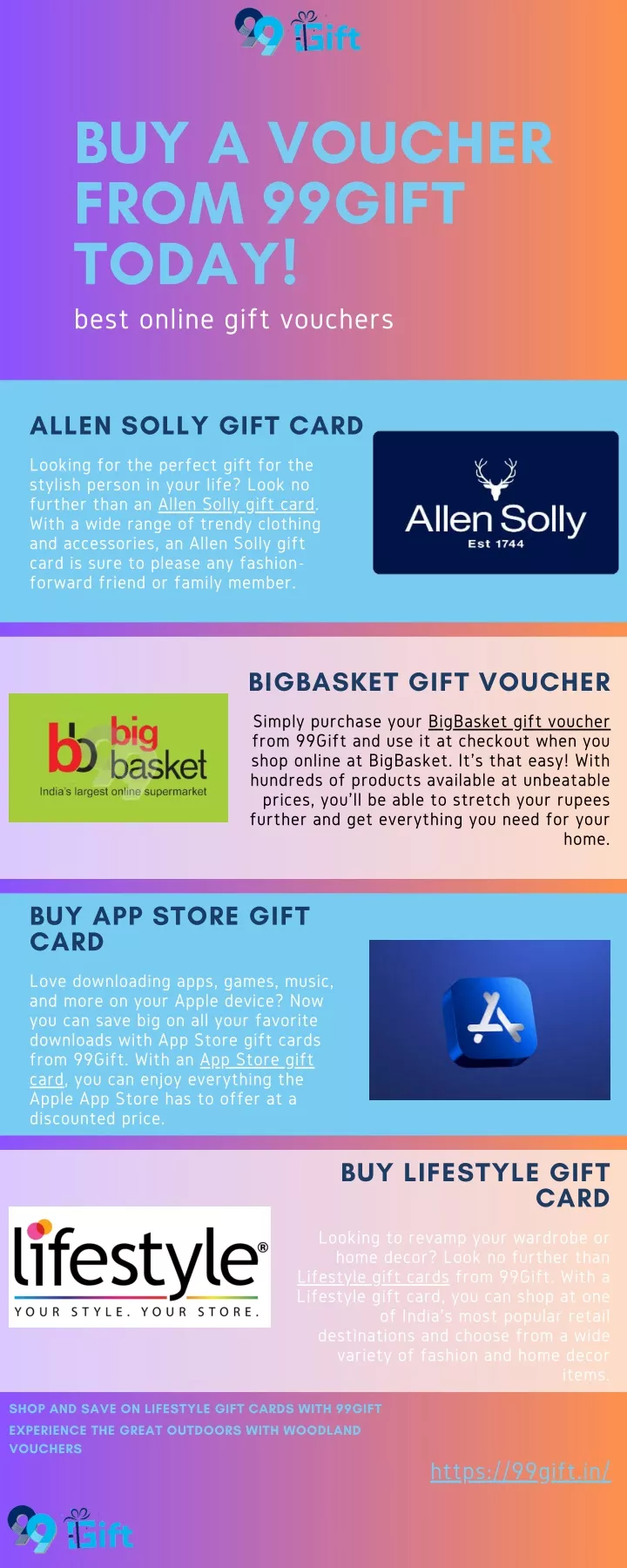 buy a voucher from 99gift today best online gift