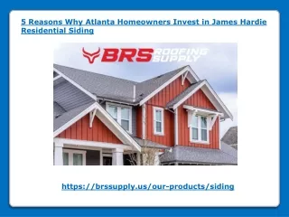 5 Reasons Why Atlanta Homeowners Invest in James Hardie Residential Siding