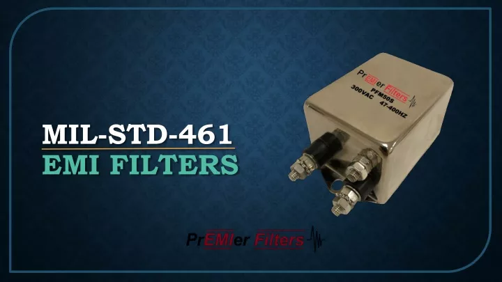 mil std 461 emi filters