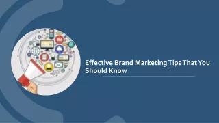 effective brand marketing tips that you should know