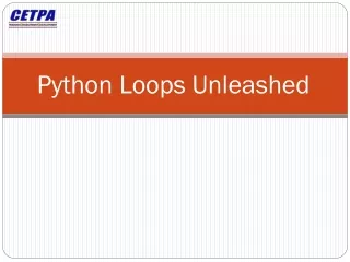 python loops unleashed