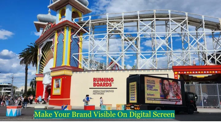 make your brand visible on digital screen