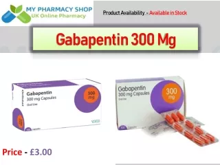 Gabapentin 300 Mg