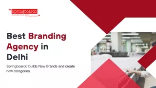 Best Branding Agency in Delhi - Springboardd