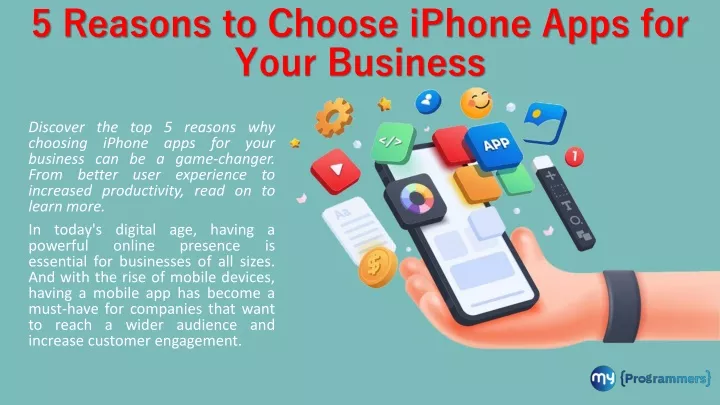 5 reasons to choose iphone apps for your business