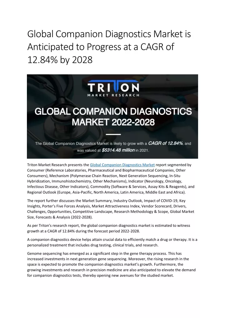 global companion diagnostics market