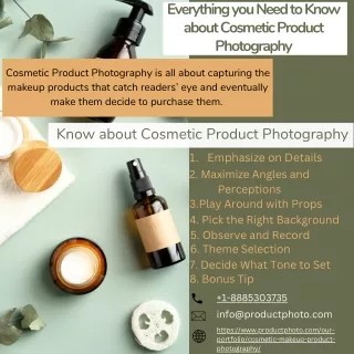 Everything you Need to Know about Cosmetic Product Photography