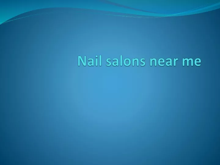 nail salons near me