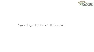 Gynecology Hospitals In Hyderabad