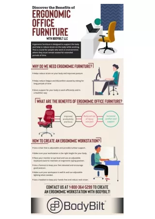 Discover the Benefits of Ergonomic Office Furniture