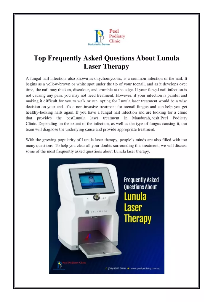 top frequently asked questions about lunula laser