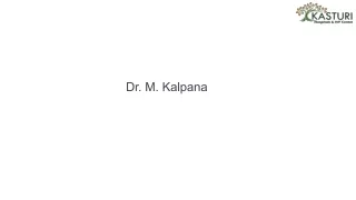 Dr. M. Kalpana