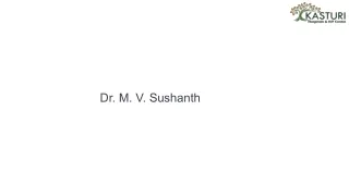 Dr. M. V. Sushanth