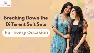 breaking down the different suit sets for every