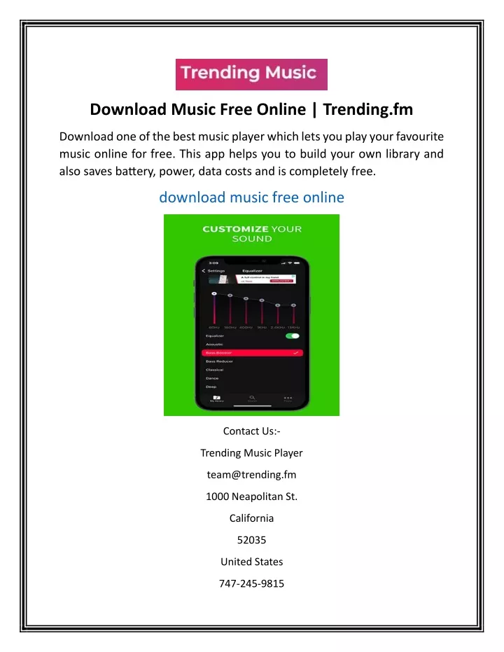 download music free online trending fm