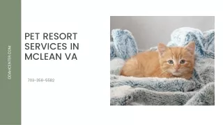 pet resort services in mclean va