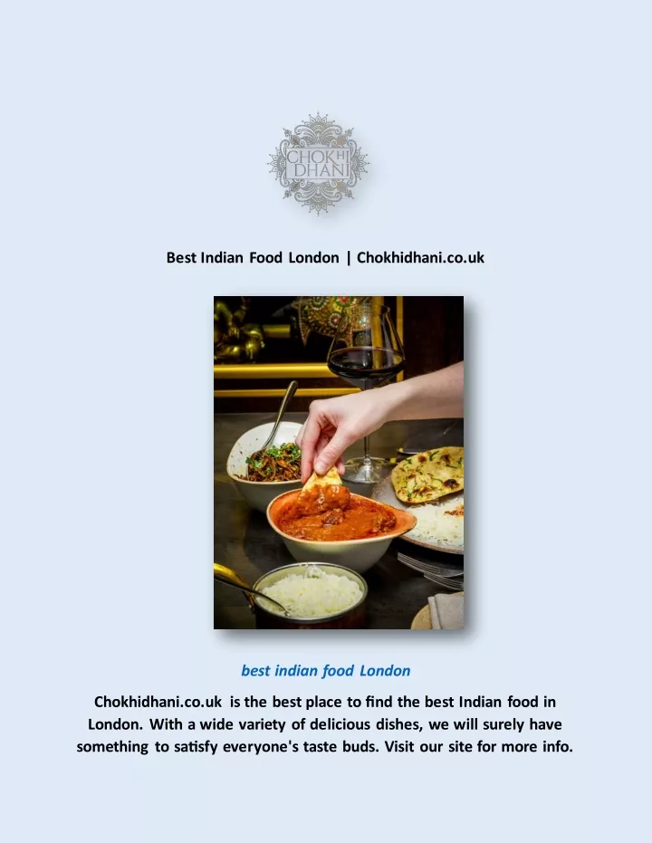 best indian food london chokhidhani co uk