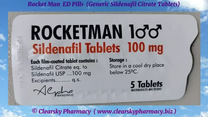 rocket man ed pills generic sildenafil citrate