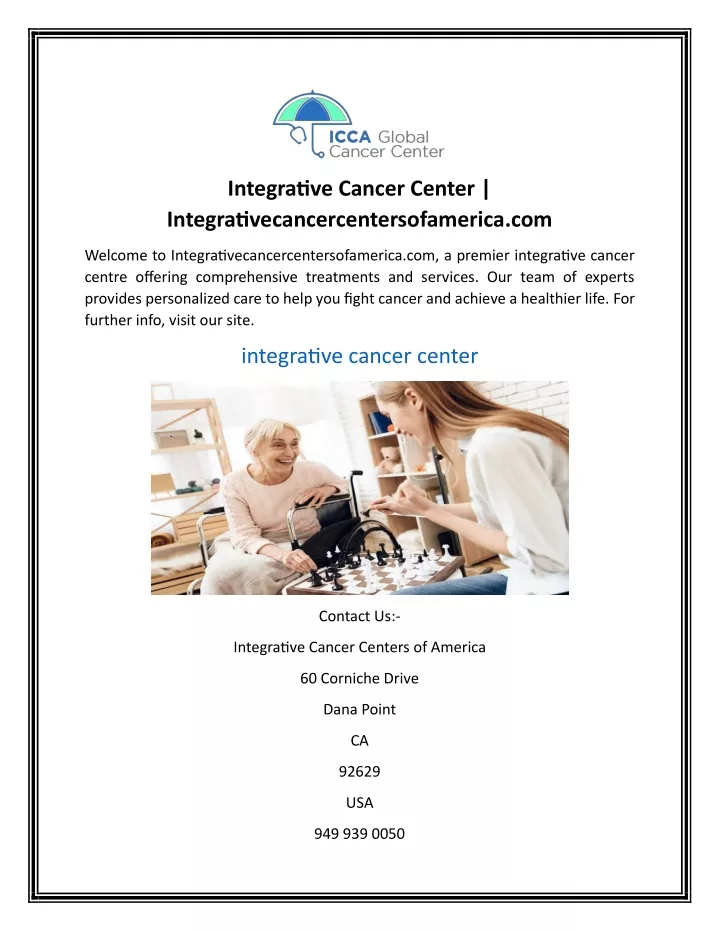integrative cancer center