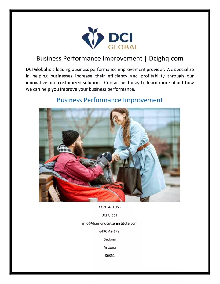 business performance improvement dcighq com