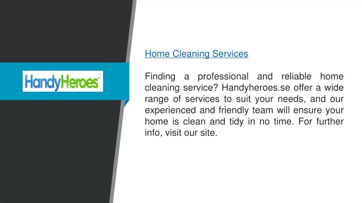 home cleaning services finding a professional