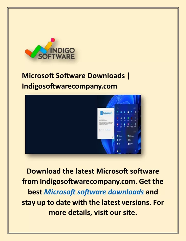 microsoft software downloads