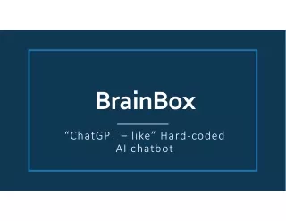 BrainBox - The New AI ChatGPT Killer App