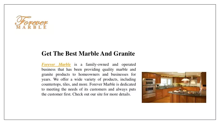 get the best marble and granite